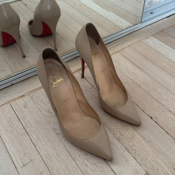 Christian Louboutin Pigalle Folloes 100 Blush 9.5B - Picture 2 of 8